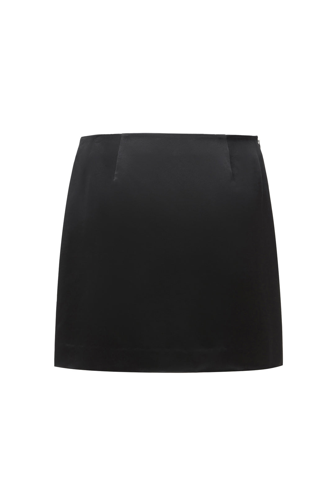 PAJA Gleam Collection Silk-Wool Mini Skirt - Black