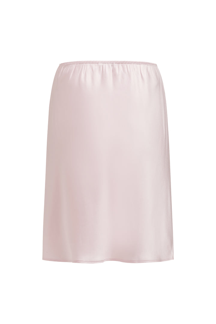 PAJA Beaded Summer Escapes Silk Midi Skirt - Pink
