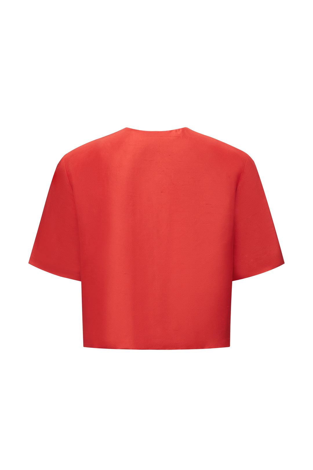 PAJA Berries Dupion Silk Blouse - Red