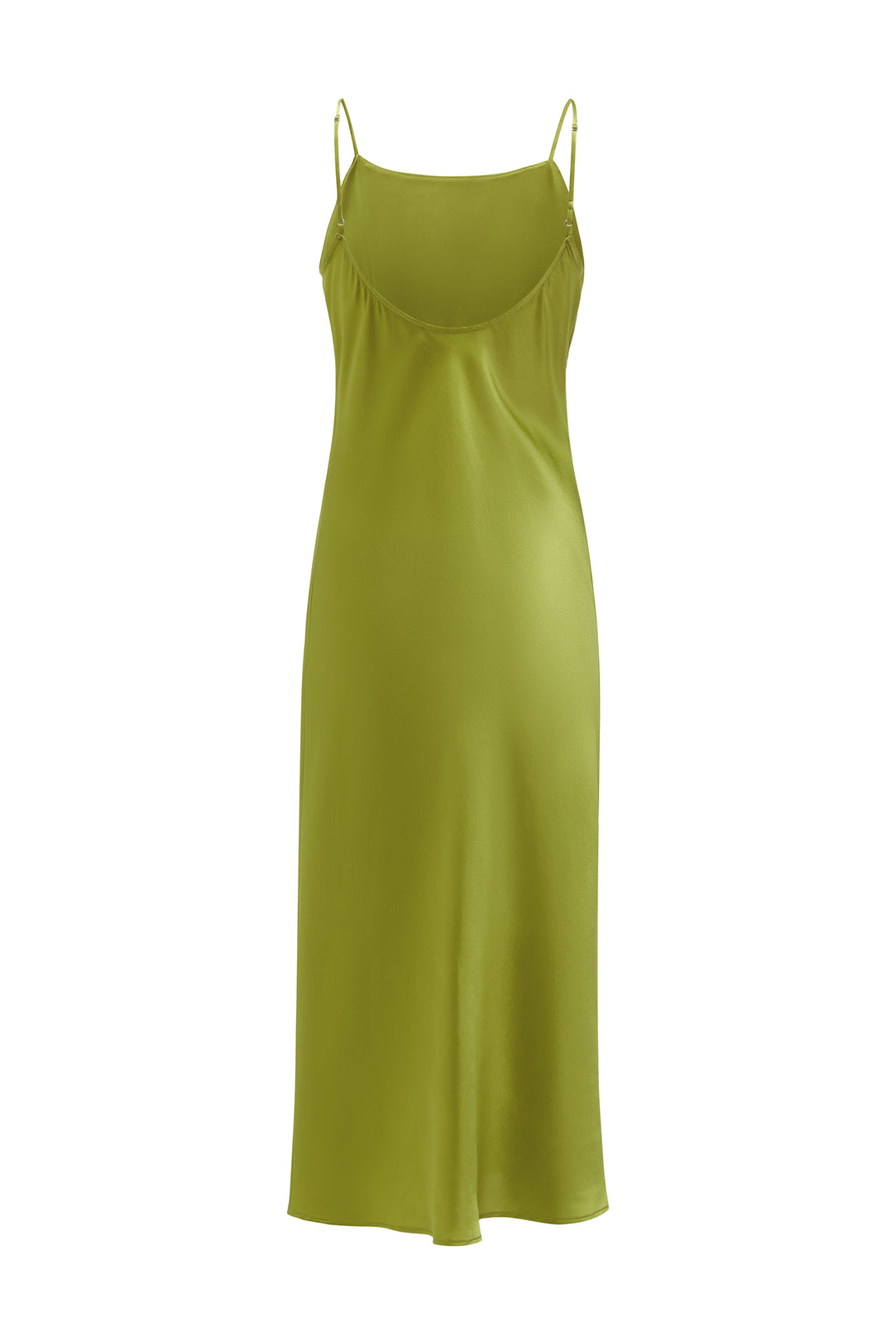 PAJA Beaded Summer Escapes Silk Slip Dress - Green