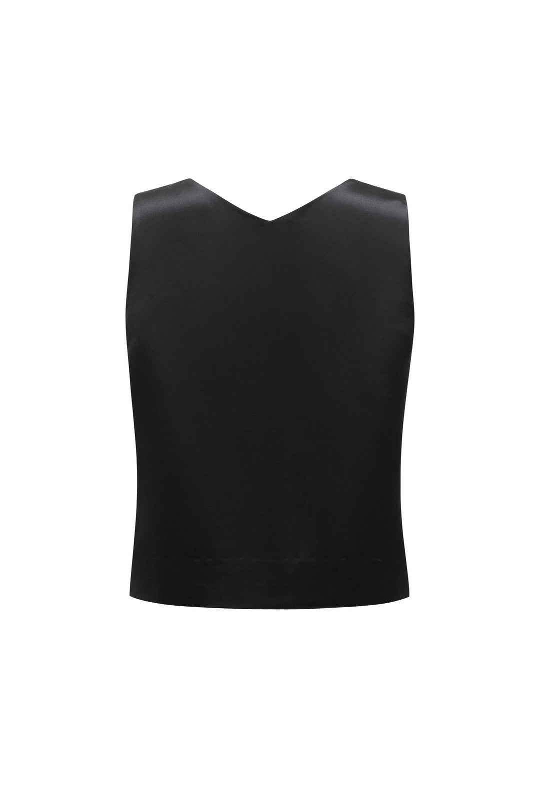 PAJA Gleam Collection Silk-Wool V-Neck Top