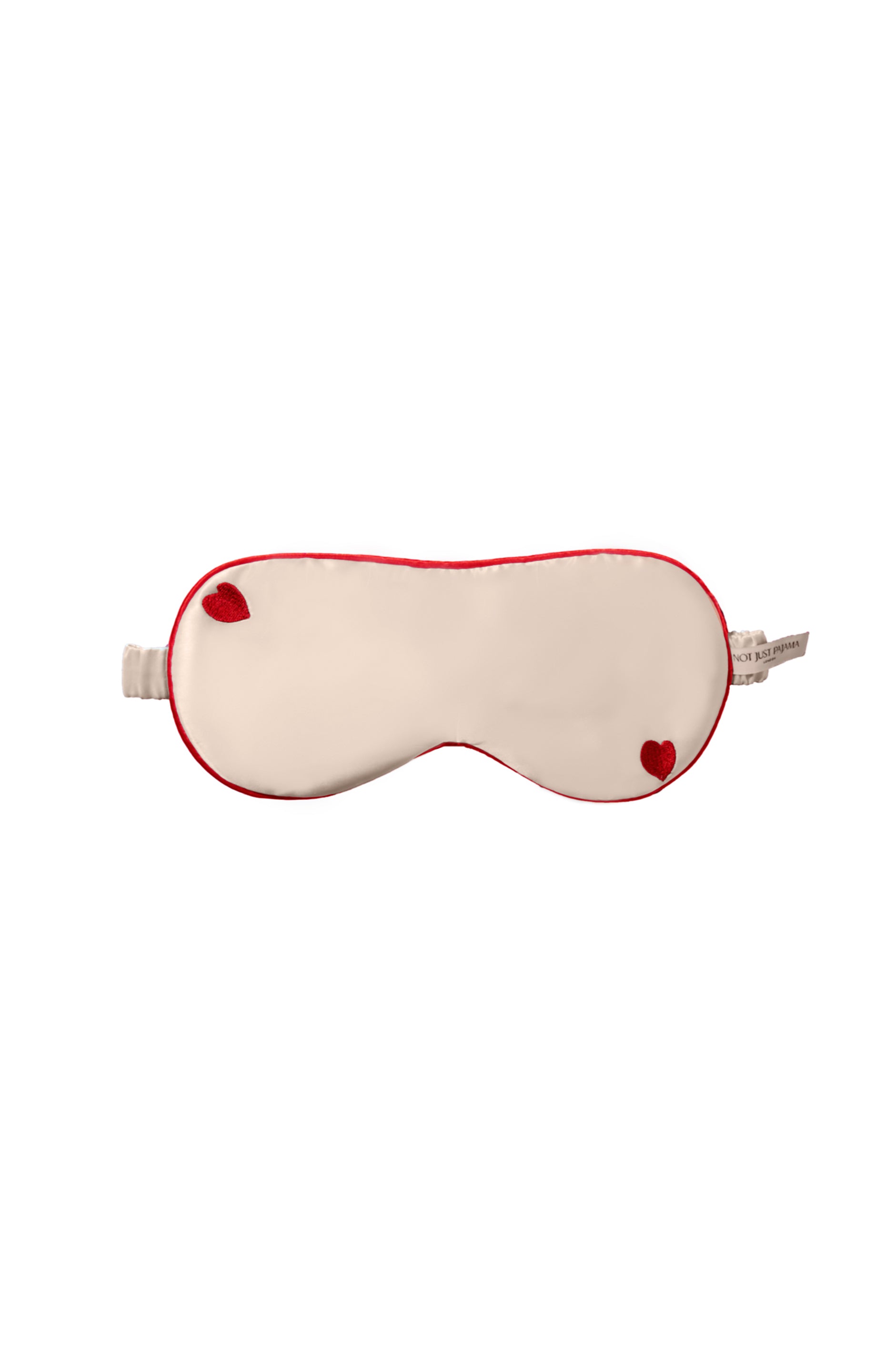 Cupid Heart Silk Sleeping Eye Mask-Silk Sleeping Eye Mask-One Size-Rose Pink-2311H02ARS231989-Not Just Pajama