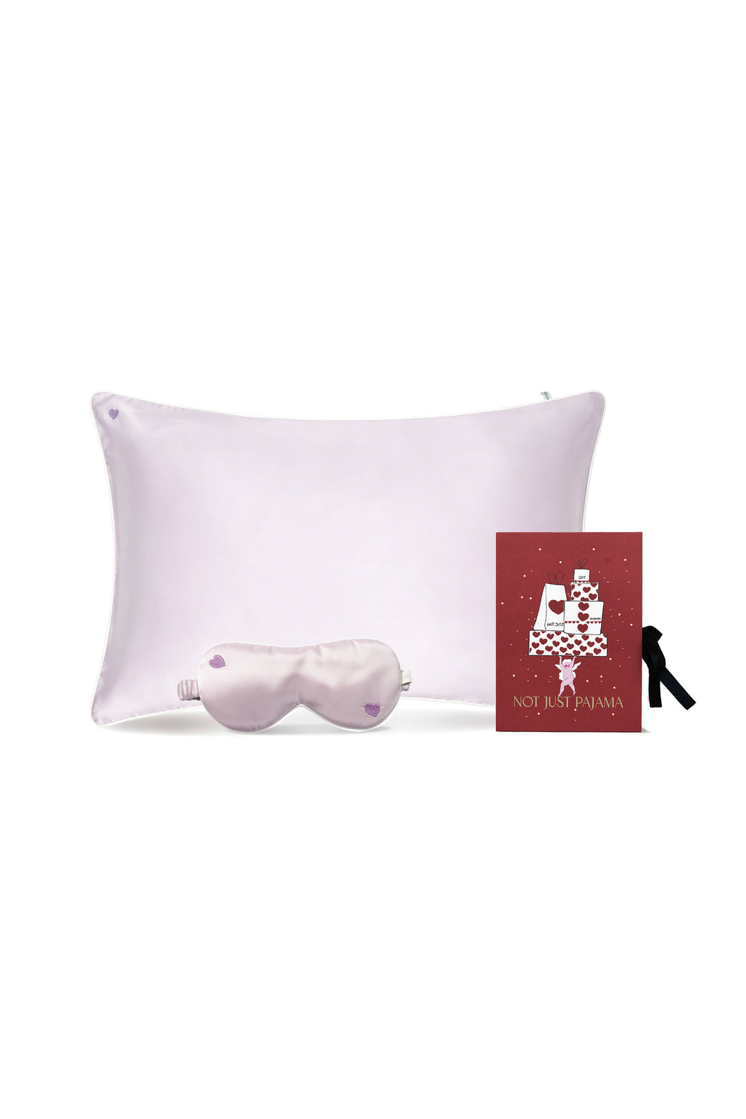 Little Joy Gift | Tchin-Tchin Silk Gift Set-Gift Sets-Not Just Pajama-Light Purple-2pc Gift Set-Not Just Pajama