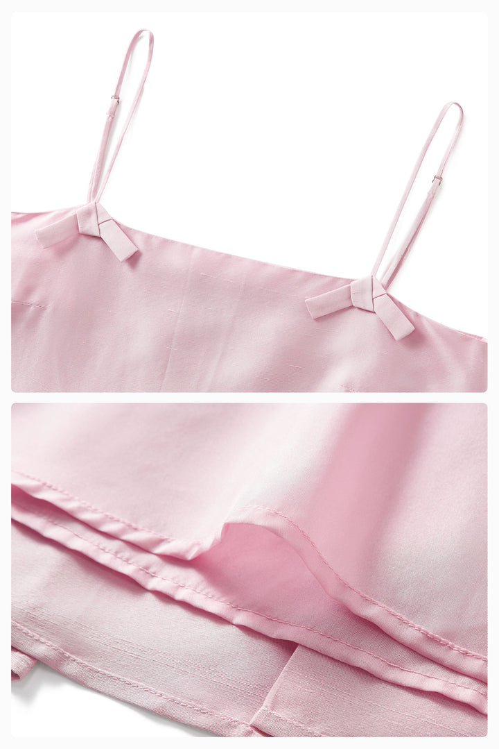 PAJA Out After Brunch Mulberry Silk Pleated Slip Dress with Adjustable Straps in 100% mulberry silk by Not Just Pajama - image 10