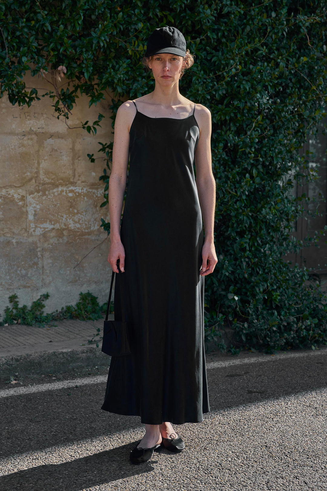 PAJA Out After Brunch Silk Maxi Dress | Adjustable Strap Summer Dress