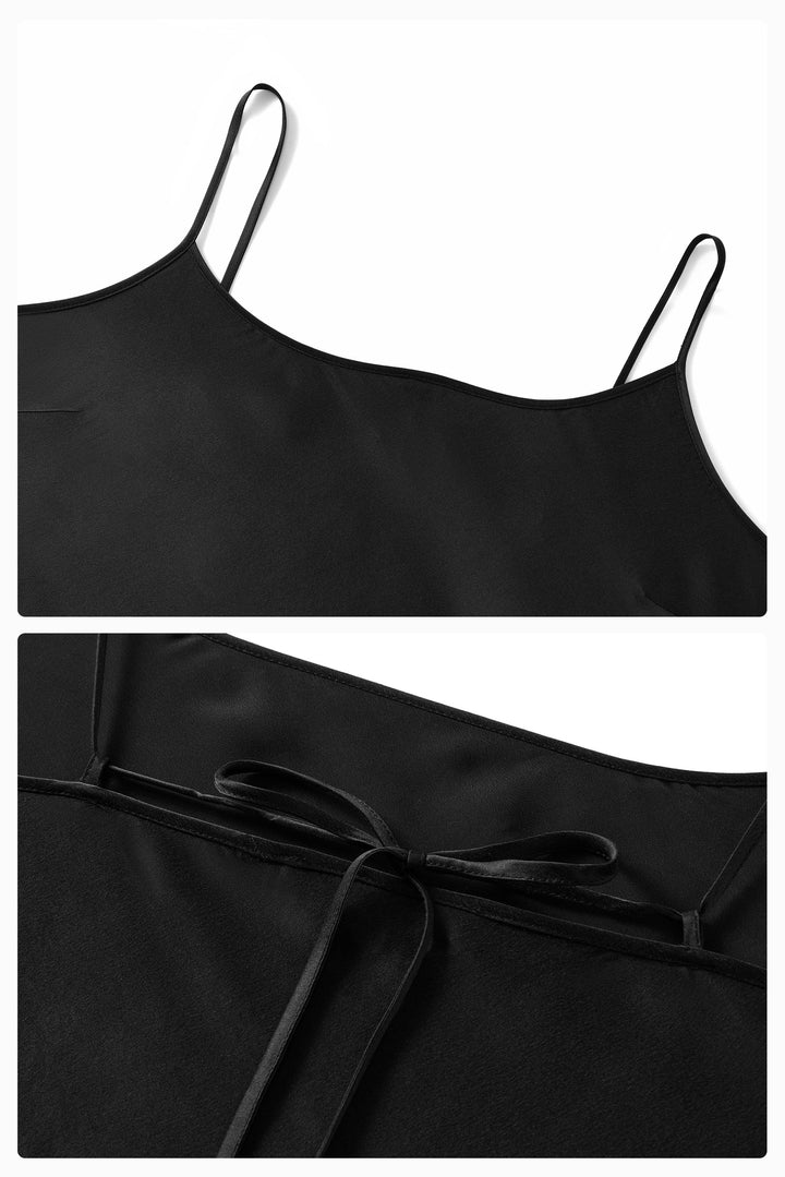 PAJA Out After Brunch Silk Maxi Dress | Adjustable Strap Summer Dress