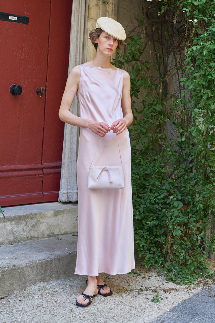 PAJA Out After Brunch Silk Maxi Dress | Bias Cut Slip Dress in 100% mulberry silk by Not Just Pajama - image 2