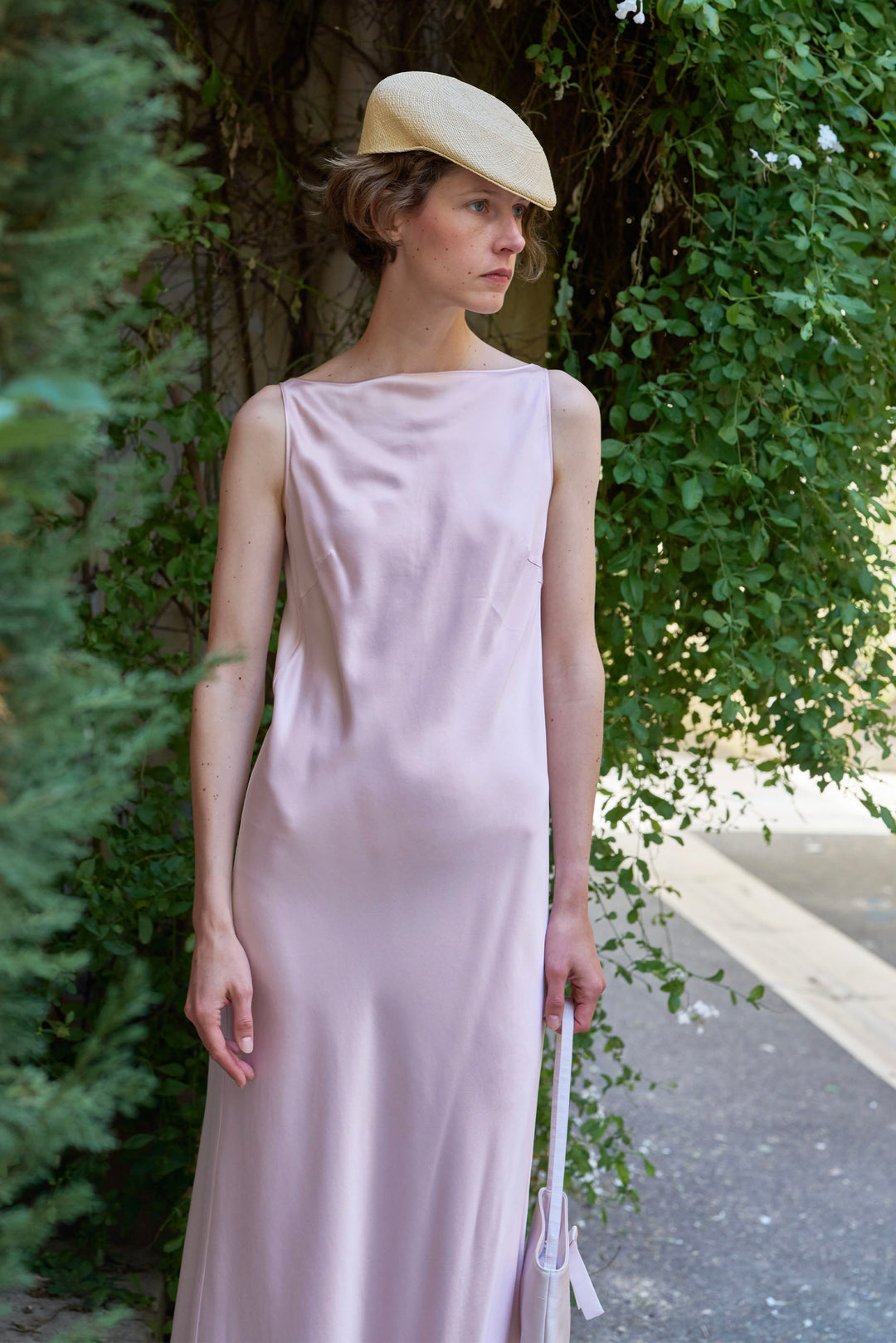 PAJA Out After Brunch Silk Maxi Dress | Bias Cut Slip Dress in 100% mulberry silk by Not Just Pajama - image 6