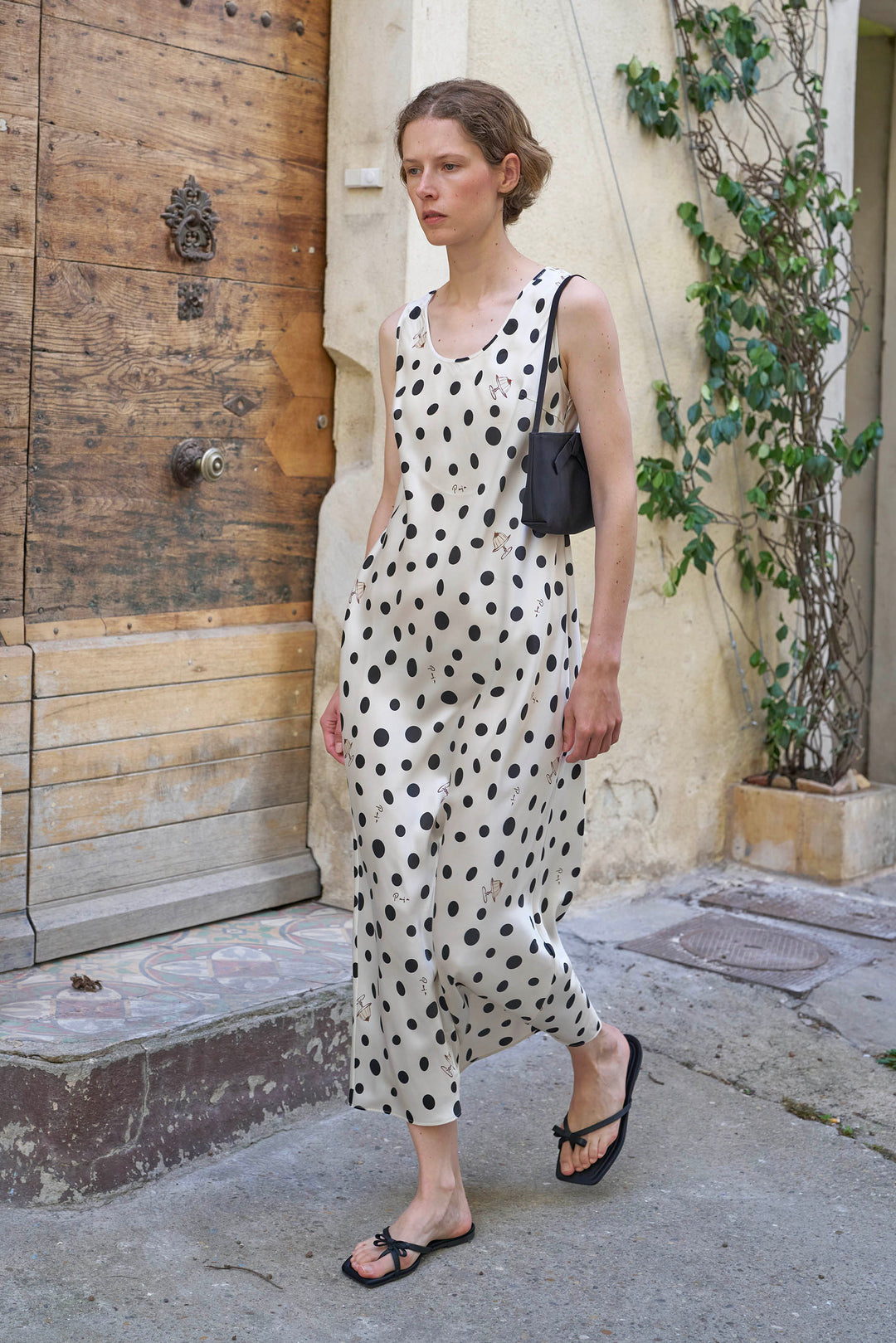 PAJA Out After Brunch Mulberry Silk U-Neck Maxi Dress in 100% mulberry silk by Not Just Pajama - image 2